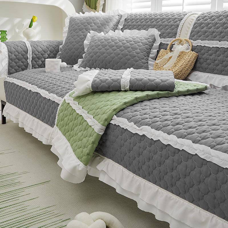 Тканевая подушка для дивана, простая современная утолщенная четырехсезонная универсальная подушка для гостиной, диванная подушка для гостиной, противоскользящий чехол