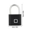 Anti-Theft Smart Fingerprint Padlock Portable Digital Lock Creativity Fingerprint Padlock