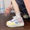 Fashion Fashion Casual Color Match Platform Sneakers for Women 2024 Summer New Designer Students White Shoes Female Zapatillas Mujer