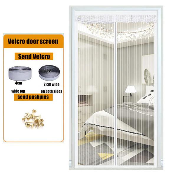 2024 Summer Big Size Door Mesh Curtain Anti-mosquito Nets for Doors Kitchen Curtains Mesh Magnets Separators Screens