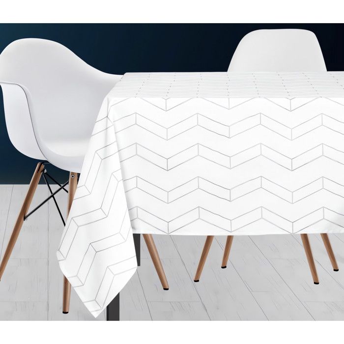 Скатерть 180Х180 см SPACE белая, Soleil d'Ocre