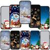 Чехол для телефона Samsung Galaxy S25 S24 S23 iPhone 16 15 Xiaomi Redmi Note 14 13 12 16E 11 ProOPPO Moto Huawei Deer Snowman Merry Christmas Tree Cover