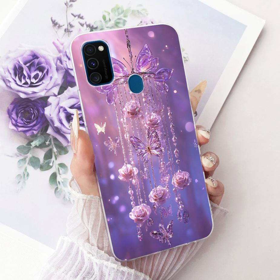 Чехол для Samsung Galaxy M21 SM-M215F Новый модный расписной чехол Мягкий силиконовый чехол для Samsung M21 2021 M 30 s Galaxy M30s Fundas