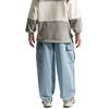 (GS) Коллекция Nike Sportswear Брюки-карго Windrunner из денима 'Light Armory Blue' Детские IO0197-440