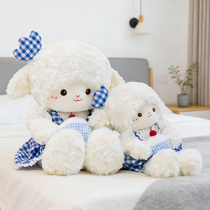 Очаровательная мультяшная плюшевая игрушка "Вишневая овечка" - Идеальный компаньон для исцеления и подарок для девочек