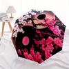 1pc Cherry Blossom Yin Yang Automatic Opening/closing umbrella, Reinforced 8-Rib Construction, Compact Travel Umbrella yy250808122