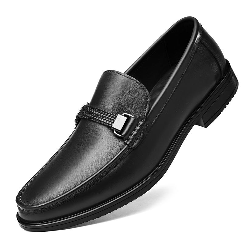 Модный Роскошный Бренд Мужские Летние Дышащие Повседневные Кожаные Туфли Модные Новые Мужские Удобные Перфорированные Деловые Лоферы для Отдыха
