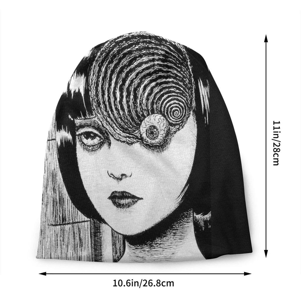 Японская манга Horor Tomie Junji Ito Skullies Шапочки Шапки Унисекс Зимняя теплая вязаная шапка Хип-хоп Капот Шапки Уличная лыжная шапка
