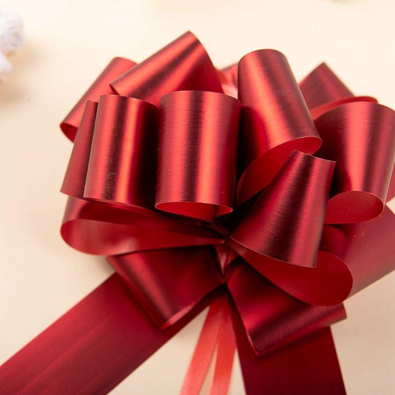 10Pcs Large Ribbon Pull Bows Gift Knot Ribbon Gift Large Pull Bow with Pull Bows with Ribbon Decor Wedding Decor Christma Decor