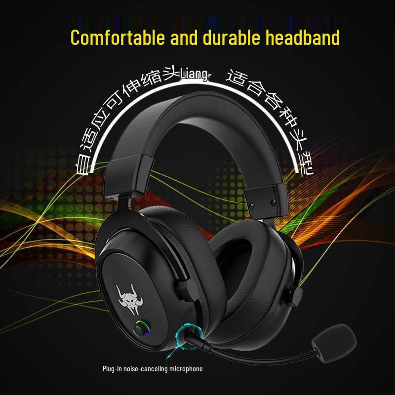 Игровая беспроводная гарнитура с двумя режимами 2,4G, Bluetooth и микрофоном