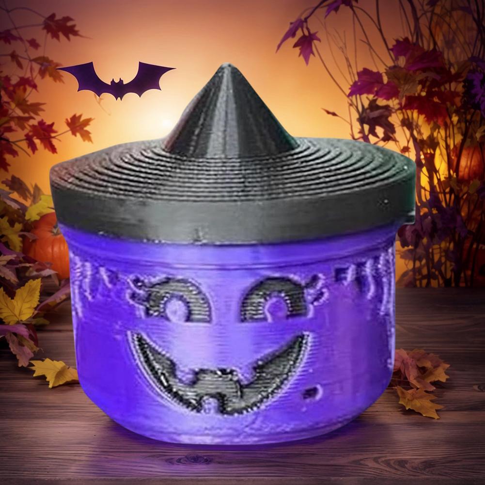 Halloween Mini Nostalgia Bucket with Handles Plastic Storage Buckets Multi-Purpose Spooky Bucket Toy Trick Or Treat Buckets