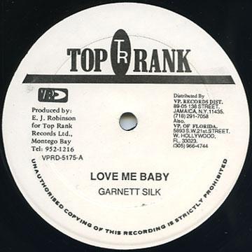 12-дюймовая пластинка GARNETT SILK Love Me Baby VPRD5175 Top Rank 1993 US Reggae Ska Dub Б/у