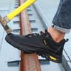Fashion New Men Work Safety Boots Steel Toe Safety Shoes Puncture Proof Working Shoes Male Outdoor Rubber Security Boots Man Sneakers