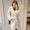 Autumn and Winter New Imitation Fur Imitation Mink Coat Women's Medium and Long Plush Coat Warm Thickened Coat