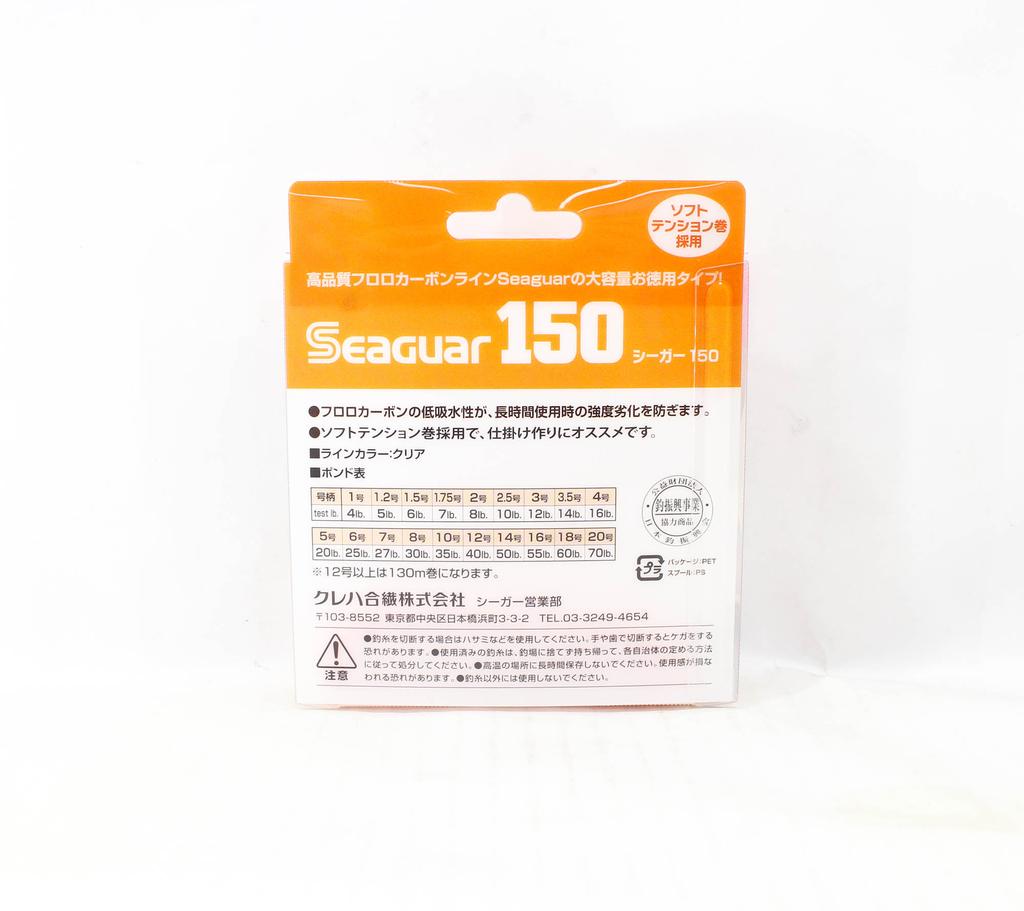 Seaguar Флюорокарбоновая леска 150, длина 150 м, размер 4, 16 фунтов (0836)