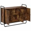 Sideboard Smoked Oak 102 x 35 x 75 cm Engineered Wood