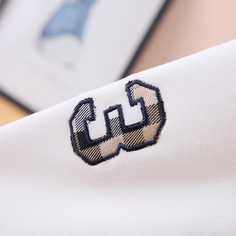 Boys' Stylish Korean Lapel Polo Sweatshirt - Spring Fashion for Big Kids