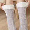 1Pair Polyester Fibre Thermal Socks Plush Snow Socks Fashion Thicken Stockings  Women