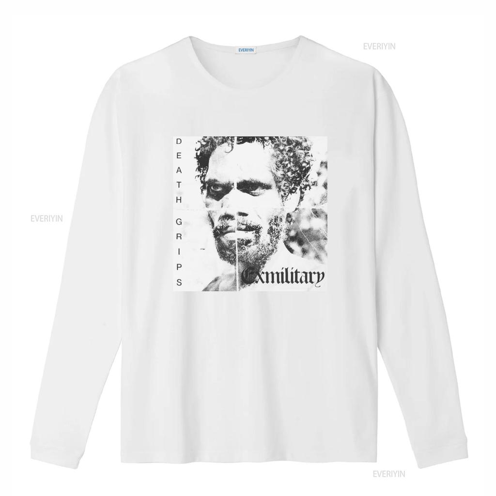 DEATH GRIPS Exmilitary T Shirt Vintage Style Unique Design Perfect for Music Fans vintage Washed Slightly Stylish streetwear
