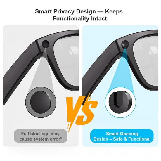 20 шт. Стикеры для затемнения для умных очков Многоразовые Мягкий клей Крышки для светодиодных индикаторов Матовый черный Приватные стикеры Аксессуары для умных очков