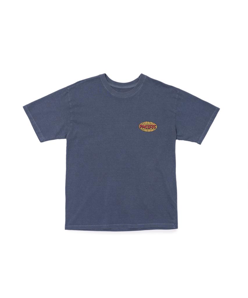 BIGWAVE COLLECTIVE Enjoy Ocean Life Pigment Short Sleeve T-Shirt (Navy)