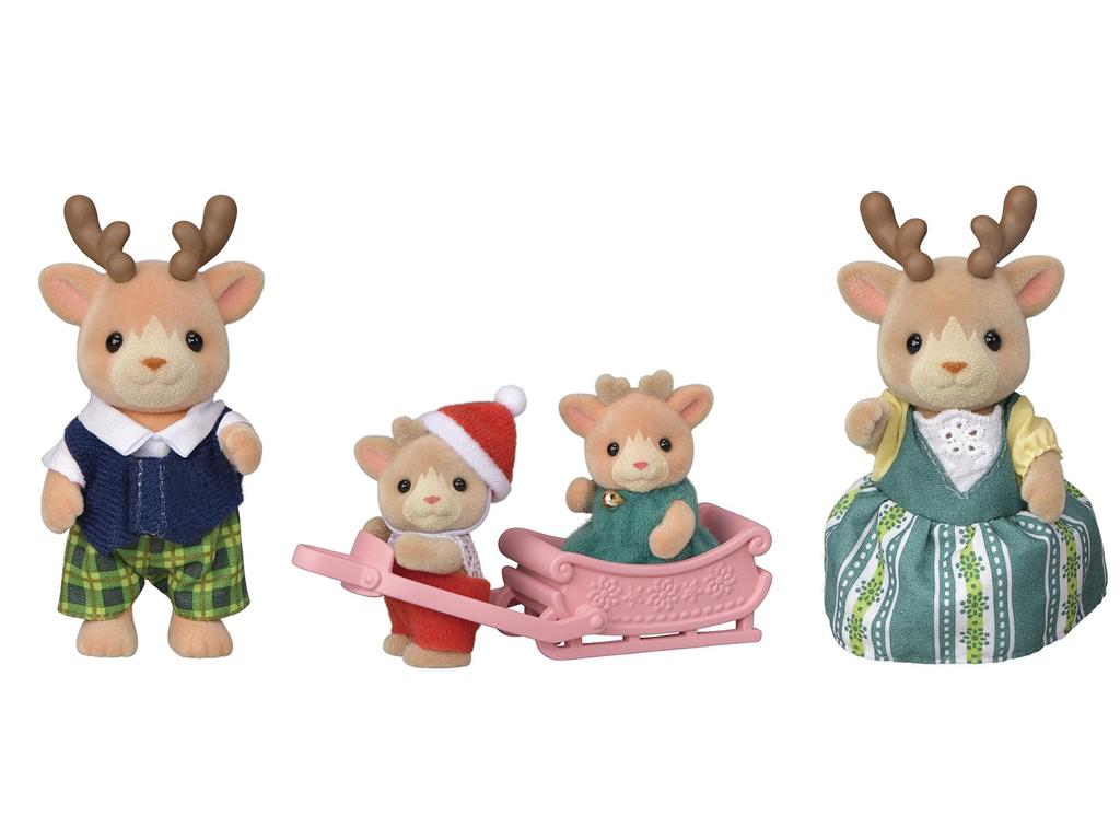 Sylvanian Families Doll ST Mark Certification Ages Toy Dollhouse Sylvanian Families EPOCH [Reindeer Family] FS-44 3+