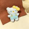 Cute Cartoon Cat Plush Brooch Pin Pendant Doll Clothing Accessory Decorative Badge