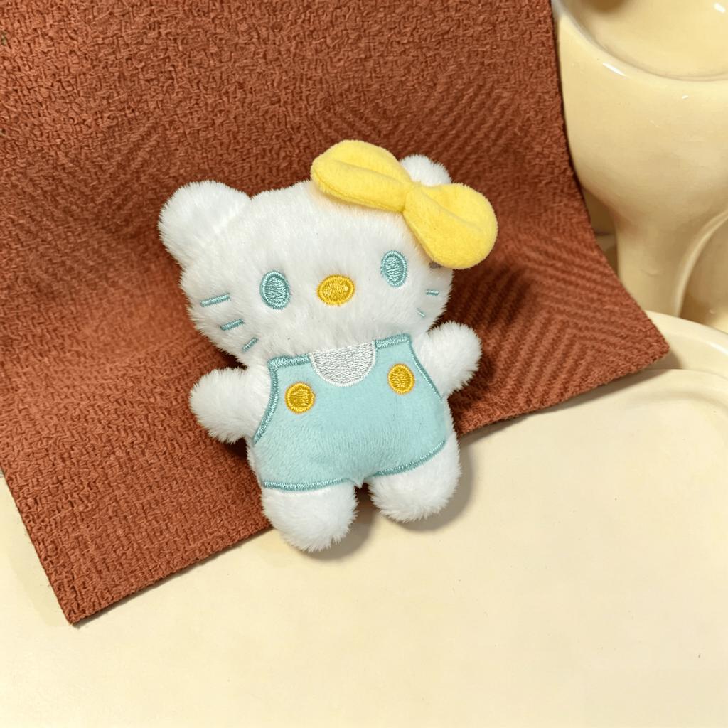 Cute Cartoon Cat Plush Brooch Pin Pendant Doll Clothing Accessory Decorative Badge