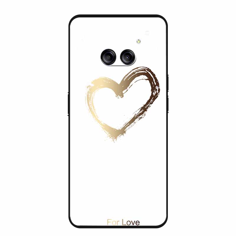 Чехол для Nothing Phone 2A Роскошный Мягкий Силиконовый Задний Чехол из ТПУ Чехлы для Телефона для Nothing Phone2A 5G A142 Ударопрочный Милый Любовь Capa