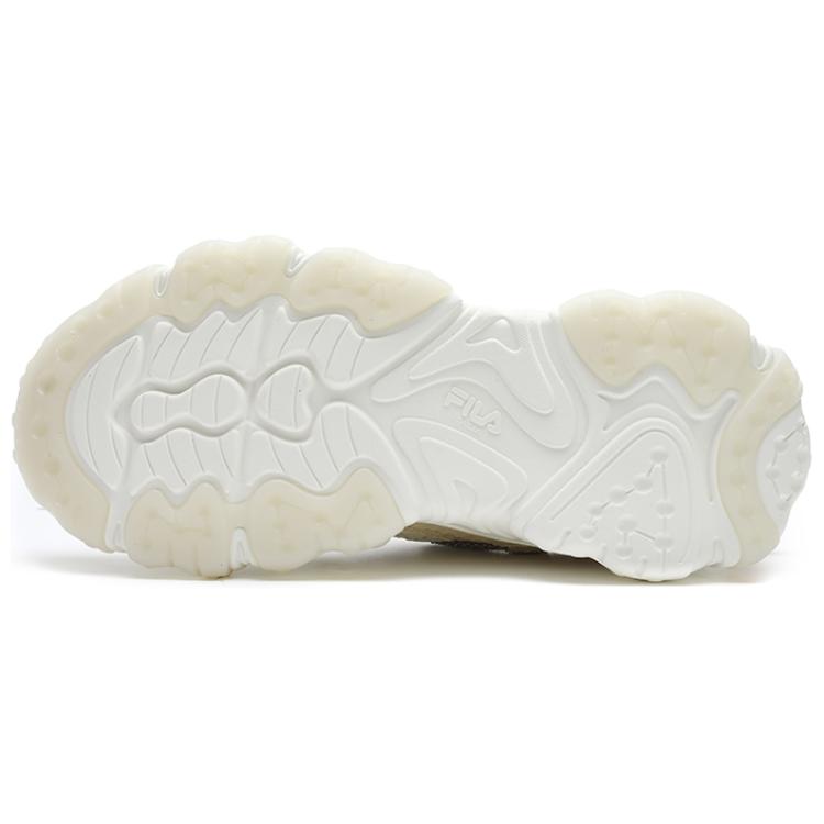 Fila FLUID 5 Износостойкие Низкие Кроссовки на Толстой Подошве Мужские Бежево-Коричневые F12M422109FSM
