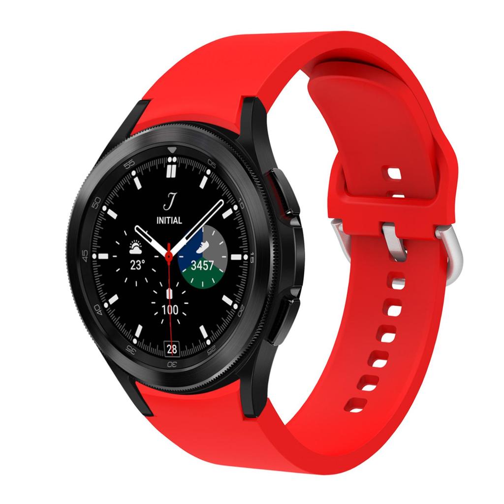 Силиконовый ремешок с пряжкой для Samsung Galaxy Watch 7/6/5 Pro и Watch 4