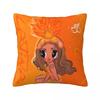 Karol G Tropicoqueta New Album Pillowcase Polyester Cushion Cover Decor Verano Rosa Throw Pillow Case Cover Home Square 40X40Cm