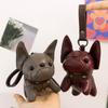 French Bulldog Pendant French Bulldog Key Chain Cute Puppy Dog Leather Pendant Jewelry Pendant Key