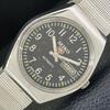 AUTOMATIC VINTAGE SEIKO 5 JAPAN MENS BLACK COLOR DIAL WATCH A500844-5 R154-a500844