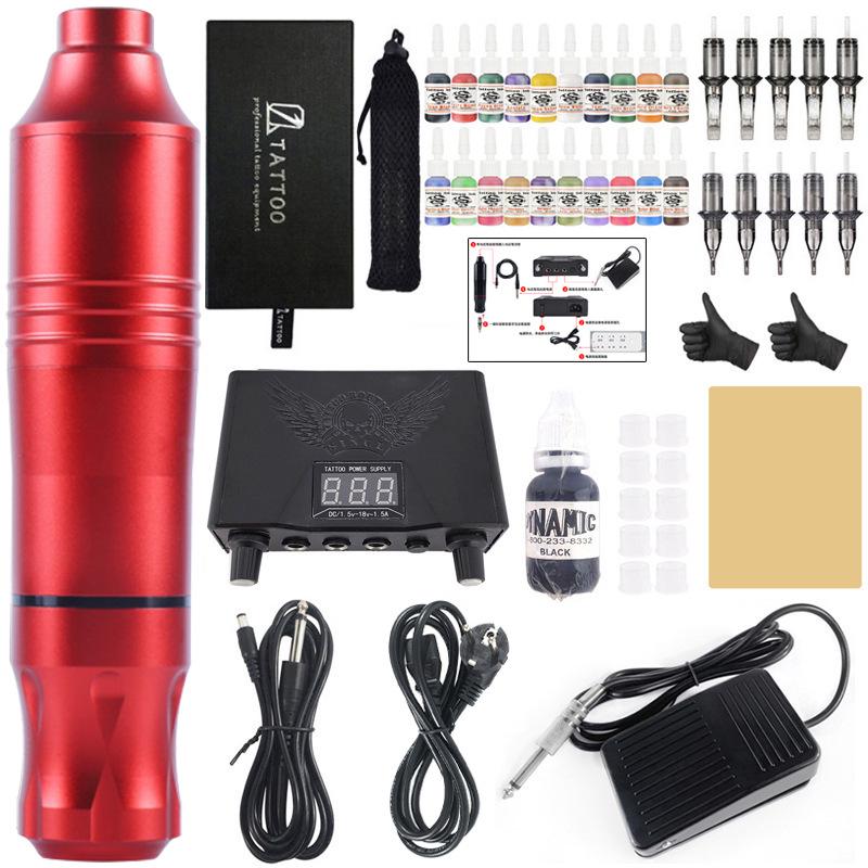 Череп Нет. Набор из 4 моторизованных тату-ручек для практики студентов