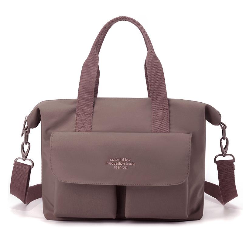 New Lightweight Portable Large-capacity Nylon Messenger Bag Commuter Tote Bag Short-distance Travel Bag