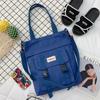 Модная стильная сумка через плечо большой емкости Harajuku Mori Canvas Bag женская повседневная простая универсальная сумка-мессенджер
