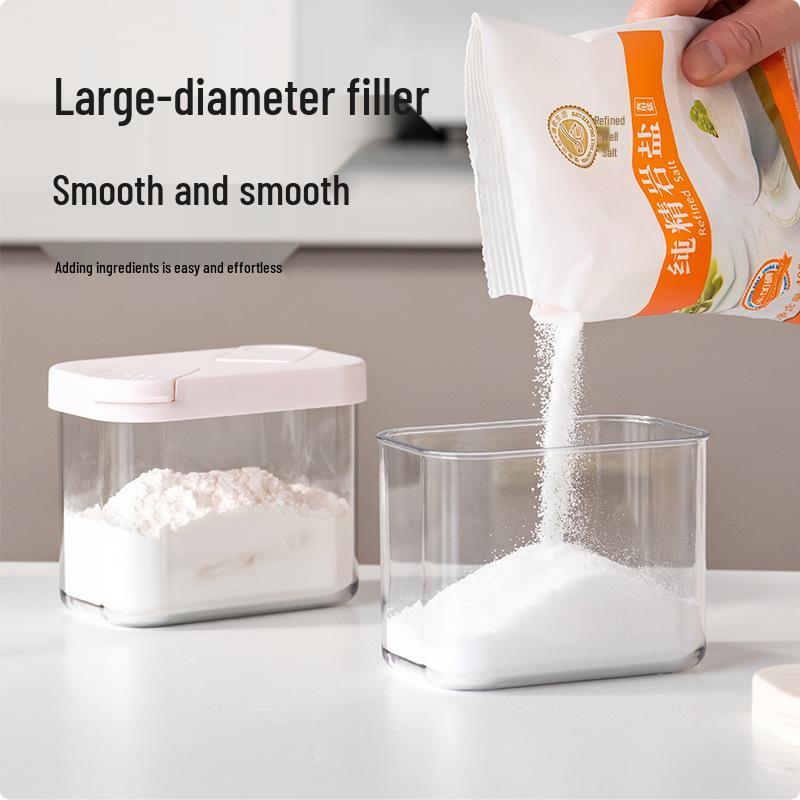 Регулируемый набор коробок для специй на кухню с отделениями с двойным открыванием