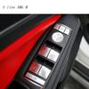 Car Styling For Mercedes Benz C E Class W204 W212 Auto Window Lifter Control Frame Switch Decor Armrest Panel Trim Sticker