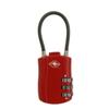 Security Multi-purpose TSA Customs Lock Anti-theft Safely Code Lock 3 Digits TSA Steel Wire Lock