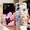 For Xiaomi Poco M7 Pro 5G Case Cute Rabbit Cat Cartoon Shockproof Silicone TPU Soft Cover on Xiaomi Poco M7 5G M 7 M7Pro 5G Capa