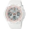 Часы Casio Baby-G (Официальный японский продукт) Женские белые радиоуправляемые солнечные часы BGA-2800-7AJF