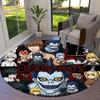 Death Note Round Area Rug Carpet Rug For Living Room Bedroom Sofa Playroom Decor Nonslip Floor Mat