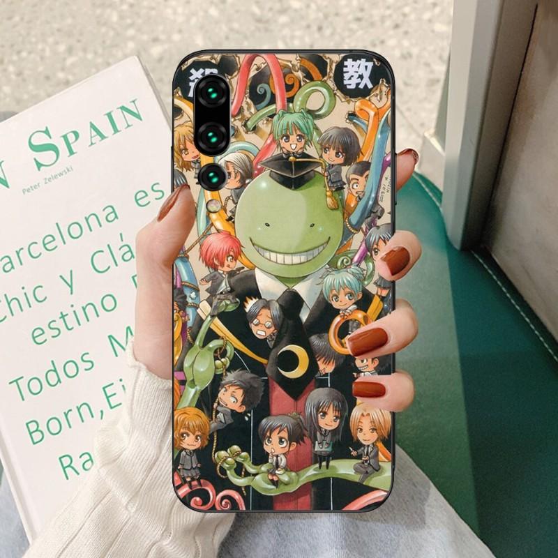 Чехол для телефона Assassination Classroom для Huawei P50 P40 P30 Pro Lite P Smart 2021 2019 Magic 3, мягкий черный чехол для телефона
