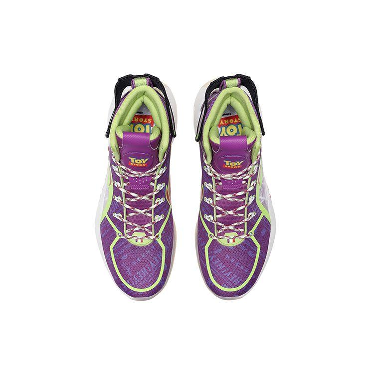 Li Ning Disney X  Yu Shuai 14 Buzz Lightyear High-Top Basketball Shoes Men Basketball Shoes Roman-Purple ABAQ135-8