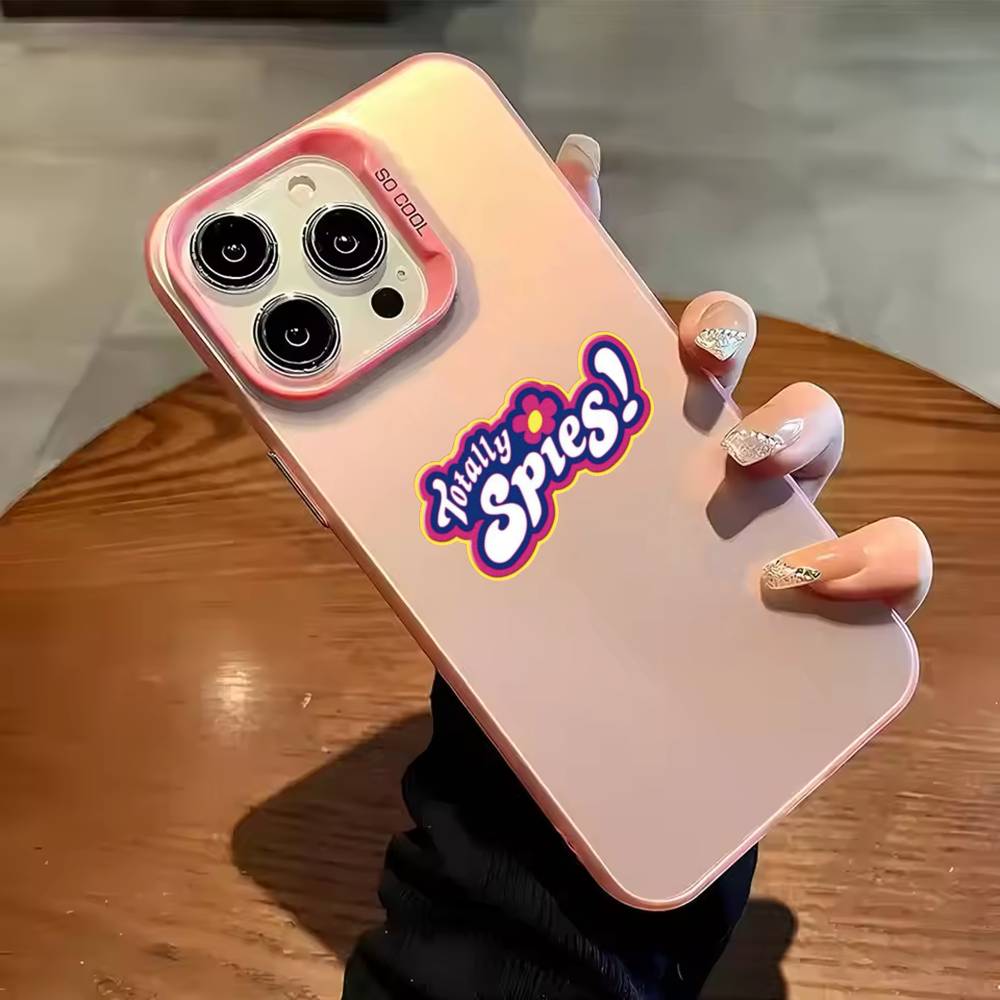 Крутой Чехол Для Телефона Totally Spies Цвет Серебристый Корпус Для IPhone 17 16 15 14 13 12 11 Pro Max Plus
