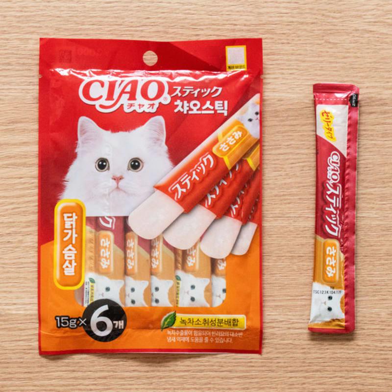 [Pet] Inaba Chao Stick куриная грудка 15 г