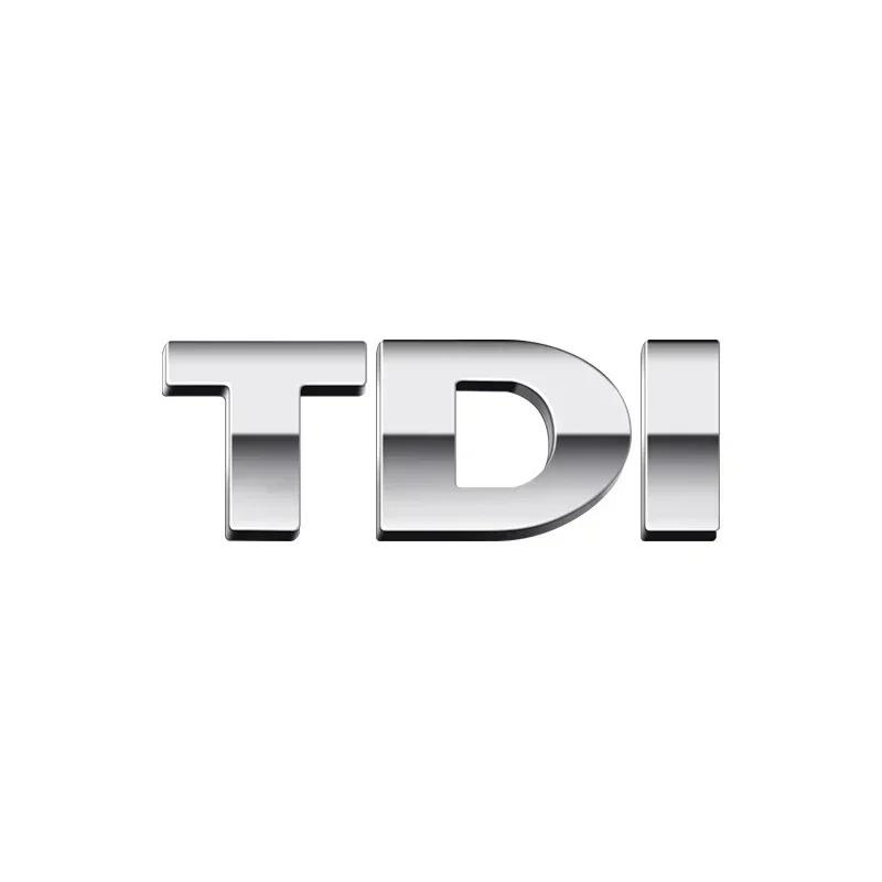 T25ABS TSI TDI V6 V8 Letters Emblem Decoration Rear Trunk Stickers For Volkswagen Passat B5 B5.5 B6 B7 B8 Car Styling Accessories ISWJ0