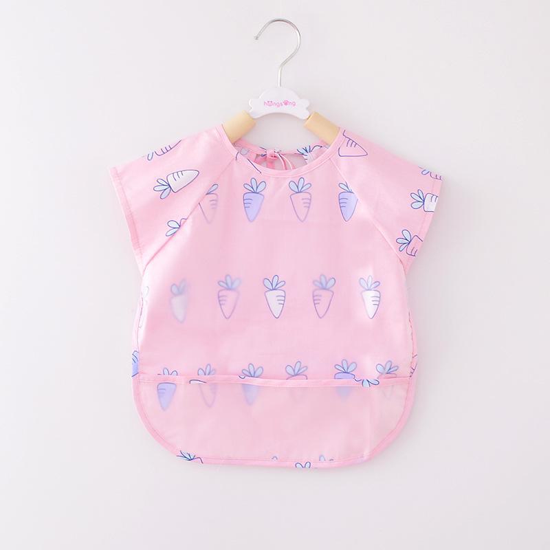 Водонепроницаемый детский нагрудник с карманом - безрукавный, легкий комбинезон для мальчиков и девочек