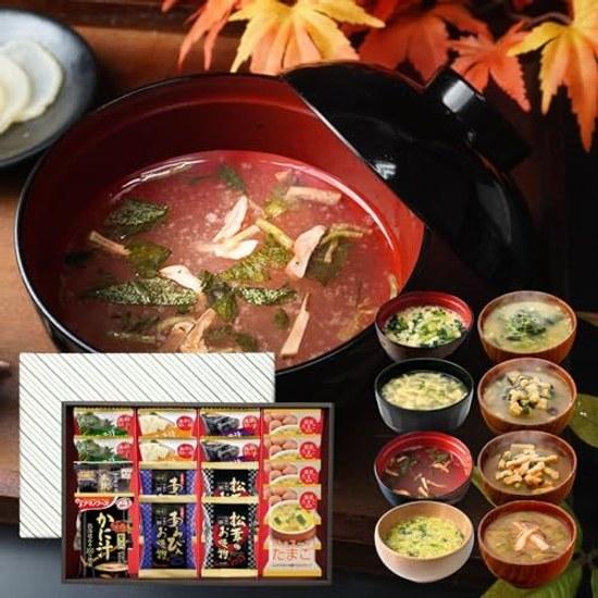 Return gifts freeze-dried luxurious miso soup 16 servings present gourmet food room temperature storage